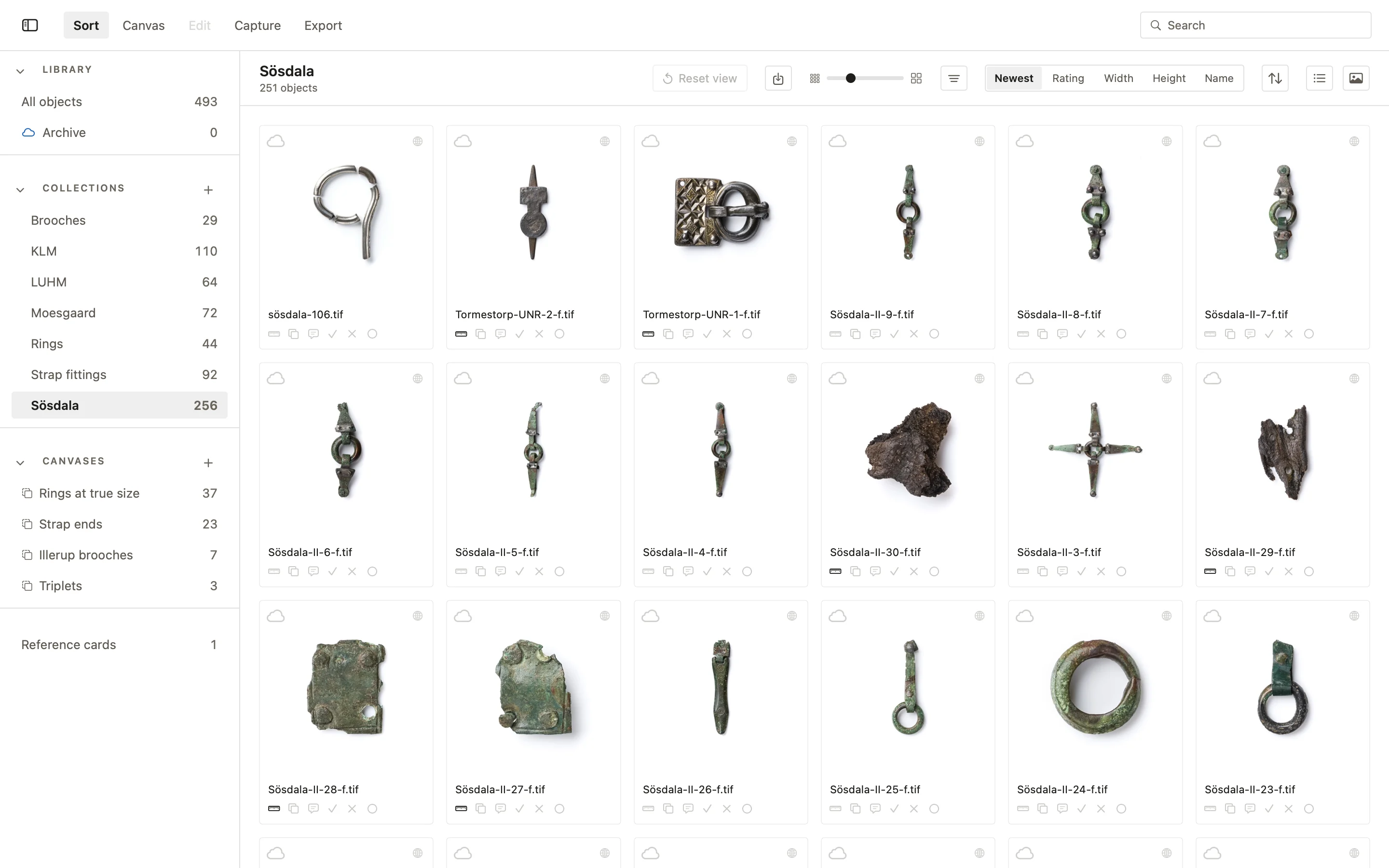 Archive and Sync in the PHOTARCH app